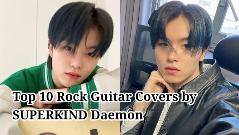 Top 10 Rock Guitar Covers by SUPERKIND Daemon