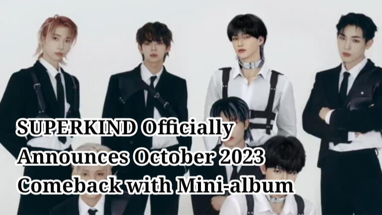 SUPERKIND Officially Announces October 2023 Comeback Profiles of the Future